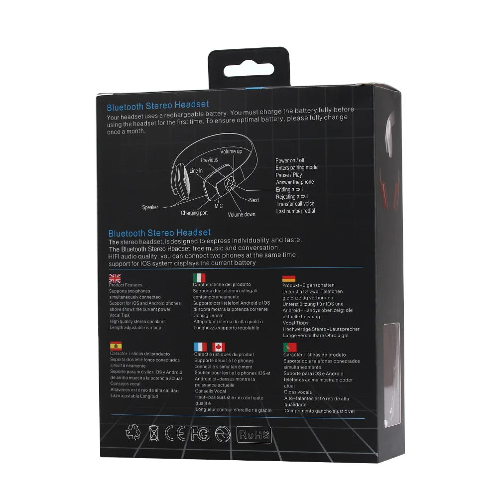 New private model Bluetooth headset sports wireless Bluetooth headset 4.1 stereo headset