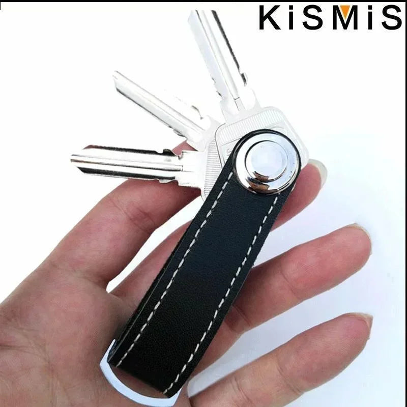 Car Key Pouch Storage Case Wallet Holder Keyring Collector Organizer Keychain Multifunctional Folding Pocket Keyholde