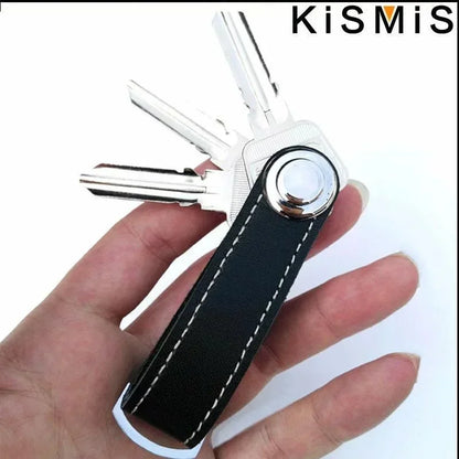 Car Key Pouch Storage Case Wallet Holder Keyring Collector Organizer Keychain Multifunctional Folding Pocket Keyholde