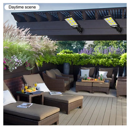 2025New Solar Outdoor LED Light With Remote Control Waterproof Safety Light Garage Light Terrace Light Garden Light Garden Light