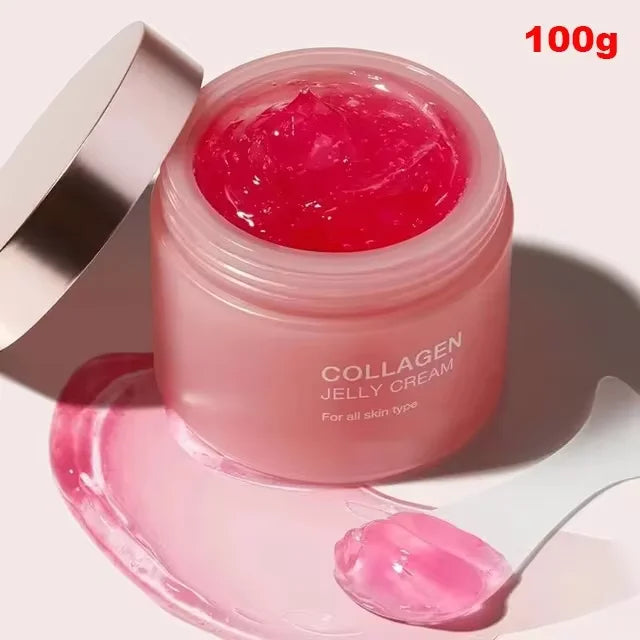 100g New Collagen Jelly Cream Deep Hydrates Firming Glowing Reduce Wrinkle Sagging Shrink Pores Moisturizing Skin Care Products