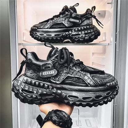 Casual Sneaker Men's Sneakers Loafers Wear-resistant Non-Slip Fashion Sports and Leisure Shoes for Men Outdoor Thick Bottom