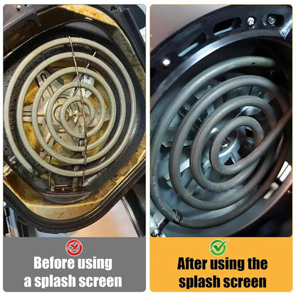 Air Fryer Splash Guard for Ninja AF300 Models Reusable Air Fryer Liners  Silicone Air Fryer Splash Pad Shield Baking Accessories