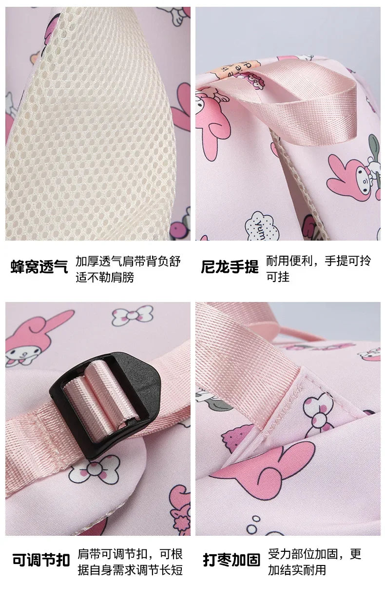 Fashion Student Backpack Cartoon Print Cute Large Capacity Backpack Fashion Student Backpack