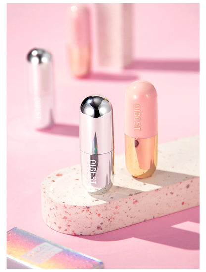 QIBEST Glitter Jelly Lipstick Lip Balm Colors Changing Lipstick Moisturizing Makeup Water Glossy Transparent Lip Stain Cosmetics