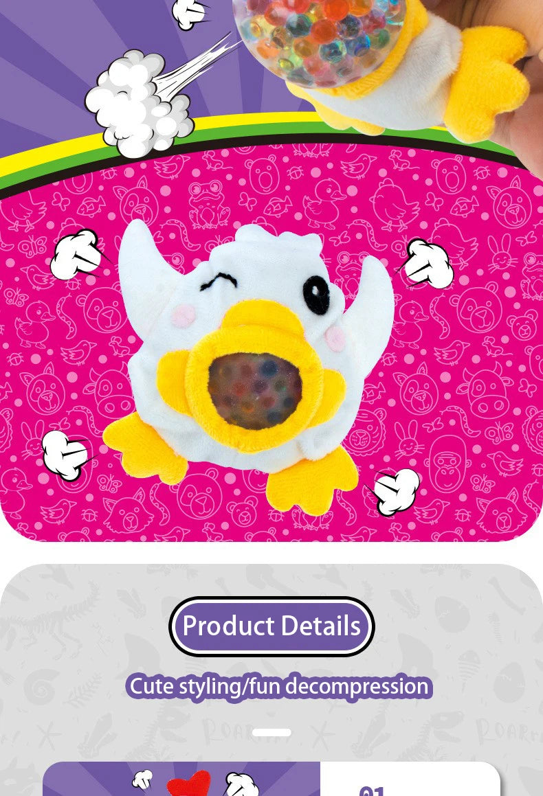 Plush Doll Pinch Fun Toy Creative Unique Stress Relieving Toy Pinch Ball Small Monster Gift