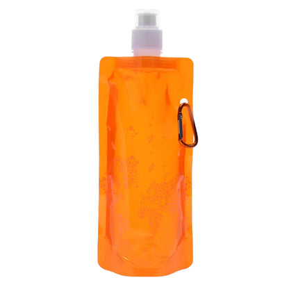 Foldable Silicone Soft Flask Water Bottle Ultralight Outdoors Traveling Sport Running Kettle Folding Water Bottle Water Bag