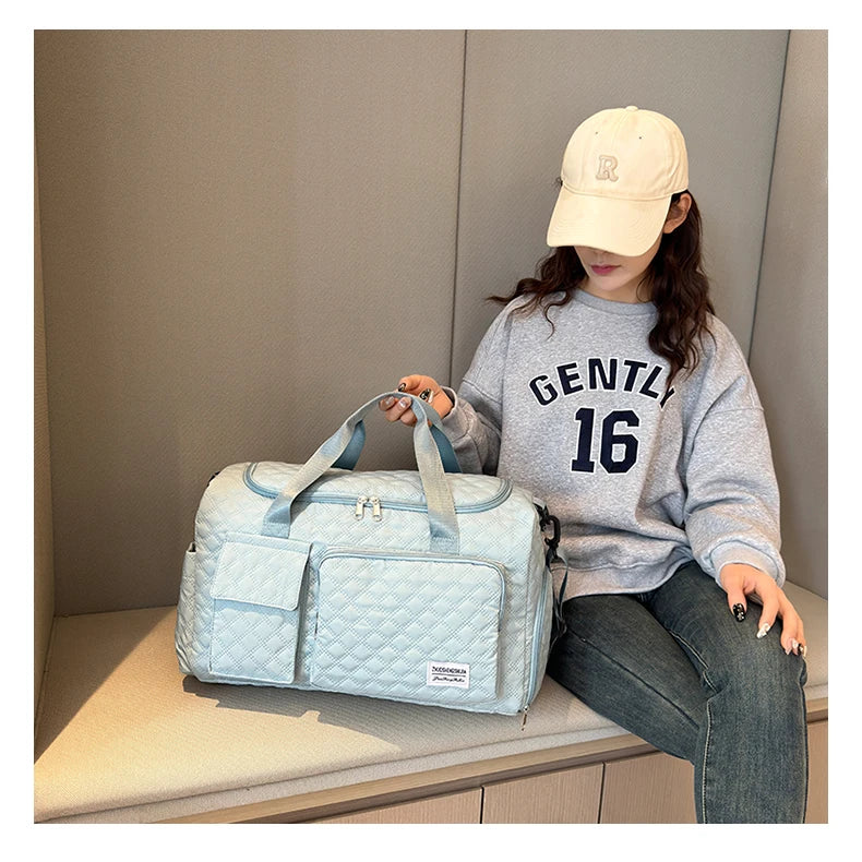 Fashion Travel Bag Handbags Large Capacity Carry On Luggage Bags Men Women Shoulder Outdoor Tote Waterproof Sport Gym Bag