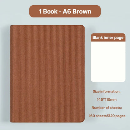 Notebooks A6 360P Lined/Blank Page Diary Planner Journal Notepad Stationery For Office School Supplies Bullet Sketch Agenda 2025