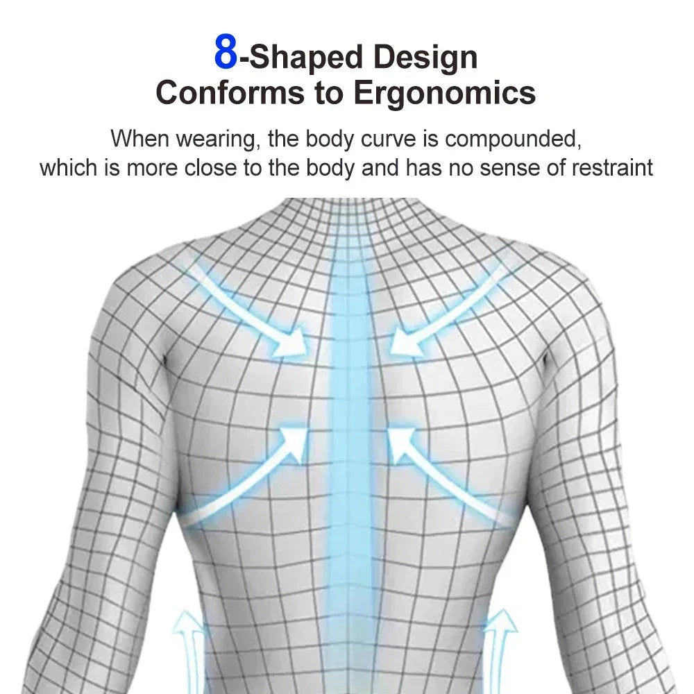 Smart Back Posture Corrector Spine Clavicle Brace Support Belt Vibration Shoulder Training Adjustable Adult Child Strap Health