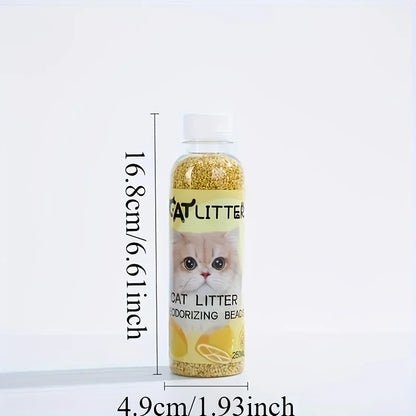 Litter Deodorant Beads 5 Aromas Quick Absorb Deodorizer for Kitty Toilet Granules Long Lasting Freshness Pet Cleaning Products