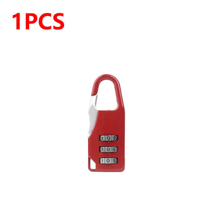 3 Digit Number Combination Pad Lock Padlock Outdoor Waterproof Lock Suitcase Luggage Security Coded Lock Zinc Alloy Code Lock