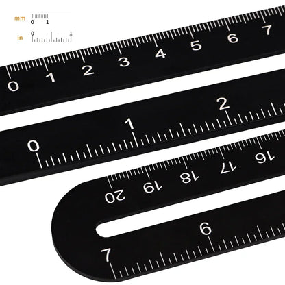 Angle Rulers Gauges Tri Square Sliding T-Bevel With Wooden Handle Level Measuring Tool Woodworking Ruler Gauge Protractor