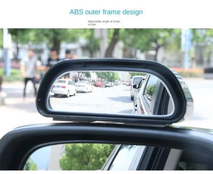 Car Mirror 360 Degree Adjustable Wide Angle Side Rear Mirrors Blind Spot Convex Mirrors for Parking Auxiliary Rear View Mirror