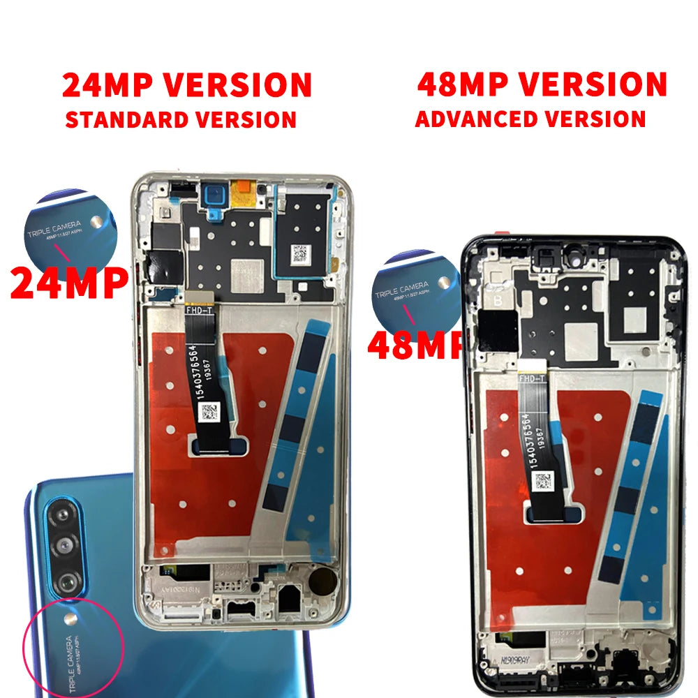 6.15" For HUAWEI P30 Lite LCD Digitizer Touch Screen For HUAWEI P30 Lite for Huawei Nova 4E LCD Screen Digitizer Assembly Part