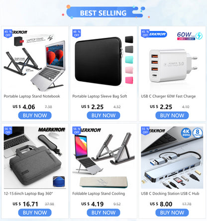 Foldable Laptop Stand Cooling Notebook Bracket Adjustable Ergonomic Laptop Support Base Holder Laptop Tablet Accessories Stands