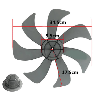 Leaves Leaves Leaves Floor Fan Nut Cover Fan Accessories Floor Fan Blades Fan Accessories Floor Fan Inch Silent