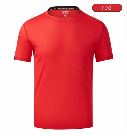 Sports Quick Drying Logo Customized T-shirt with Cool and Breathable Group Embroidery Brand Printing DIY