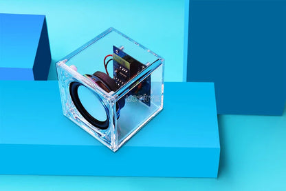 Mini Bluetooth Speaker Making Kit Small Audio Parts Electronic DIY Power Amplifier Mobile Speaker Electronic Kit Soldering