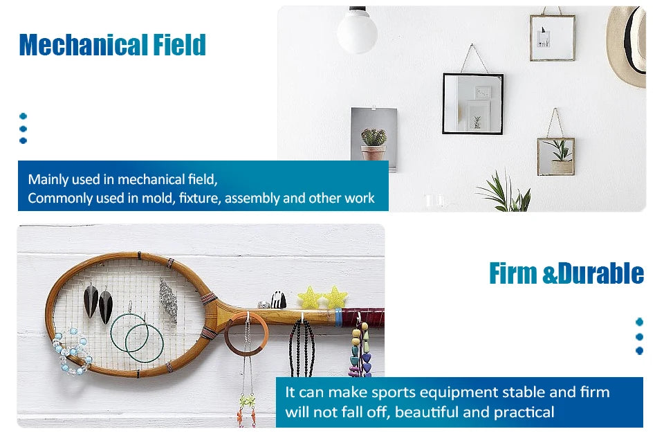 NINDEJIN 10/20/25pcs Zinc Alloy Steel Self-drilling Anchor 13*41mm Plasterboard Drywall Anchor Hollow Wall Anchor