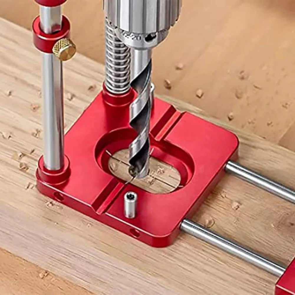Hinge Hole Drilling Guide Locator  Opener Template Door Cabinets DIY Tools For Woodworking Hand  Set New
