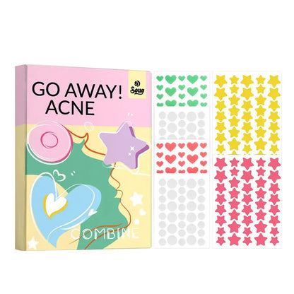 Colorful Acne Pimple Patches Lighten Pimple Marks Repair Acne Pimple Gentle Cleansing Non-Irritating Acne Pimple Patches