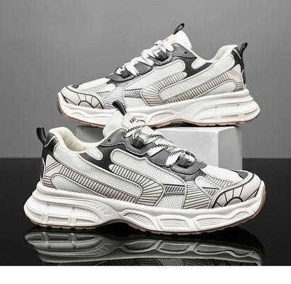 Sneakers Women Trends  Platform Shoes Lightweight Outdoor Sports Shoes Breathable Running Shoes Lace Up Casual