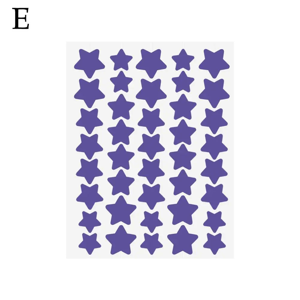 40pcs Pimple Patches Colorful Star-Shaped PE Pimple Patches For Ance Cute And Invisible Pimple Cover Stickers for Pimple Removal