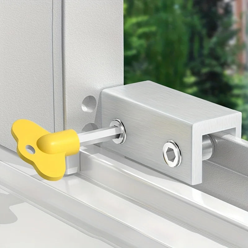Sliding Sash Stopper Cabinet Locks Straps Doors Security Anti-theft Lock Window Sliding Door Baby Kids Child Safety Doors Lock