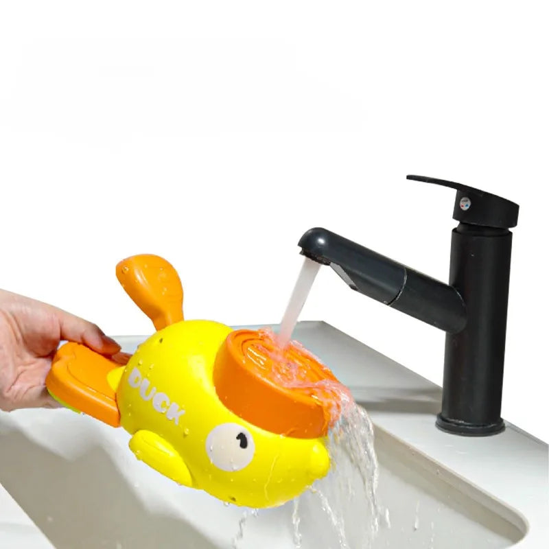 Pet Interactive Toy Dog Automatic Feeder  Pet Food Treat Dispenser Cartoon Duck Design Anti-slip Pet Feeder for Dog Training