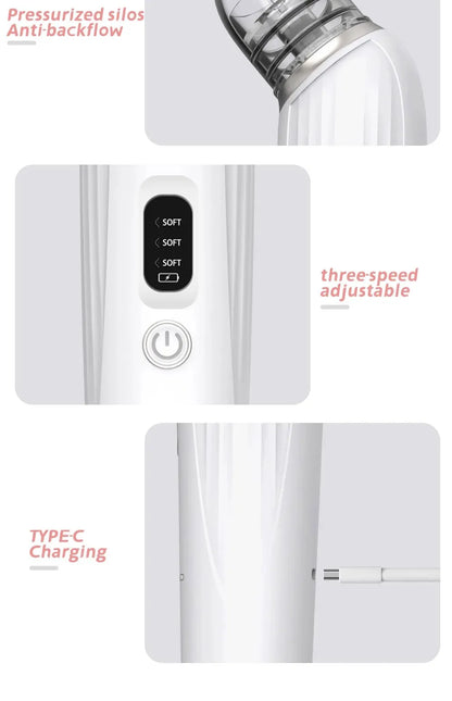 Baby Electric Nasal Aspirator Low Noise 3 Suction Levels Rechargeable Nose Sucker Cleaner Snot Booger Mucus Remover For Infant