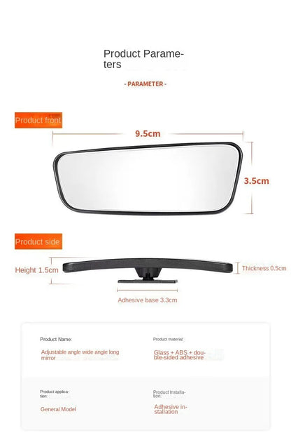 Rearview mirror small round mirror Car reversing artifact Parking reflex assist blind area 360 degrees wide Angle ultra clear ca