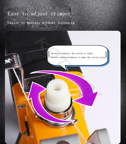 Electric Sewing Machine Portable Automatic Packaging Agriculture Textile Industry Woven Bag  Electric Packaging Machine