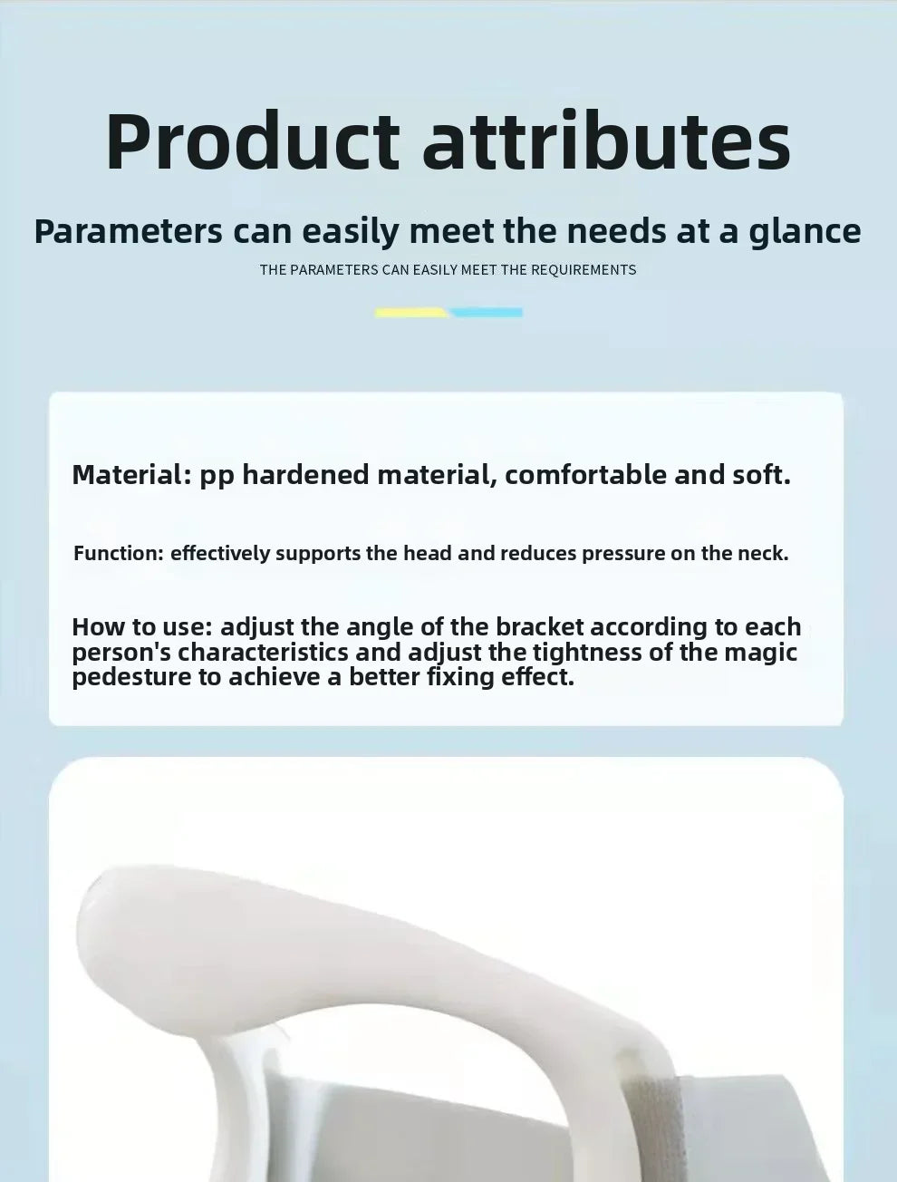 Posture Corrector Cervical Collar Neck Brace Cervical Traction Device Cervical Neck Braces Health Care Neck To Prevent Head Low