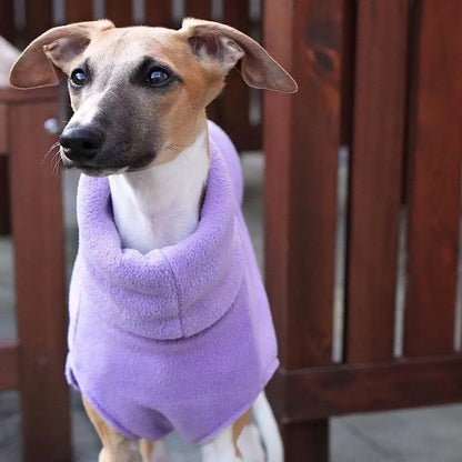 Fleece Sweaters | Greyhound, Whippet & Italian Greyhound Apparel Vest Turtleneck Fleece