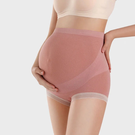 Pregnancy Panties with High Waisted Design and Belly Band Seamless and Comfortable Intimates for Expectant Mothers of All Sizes