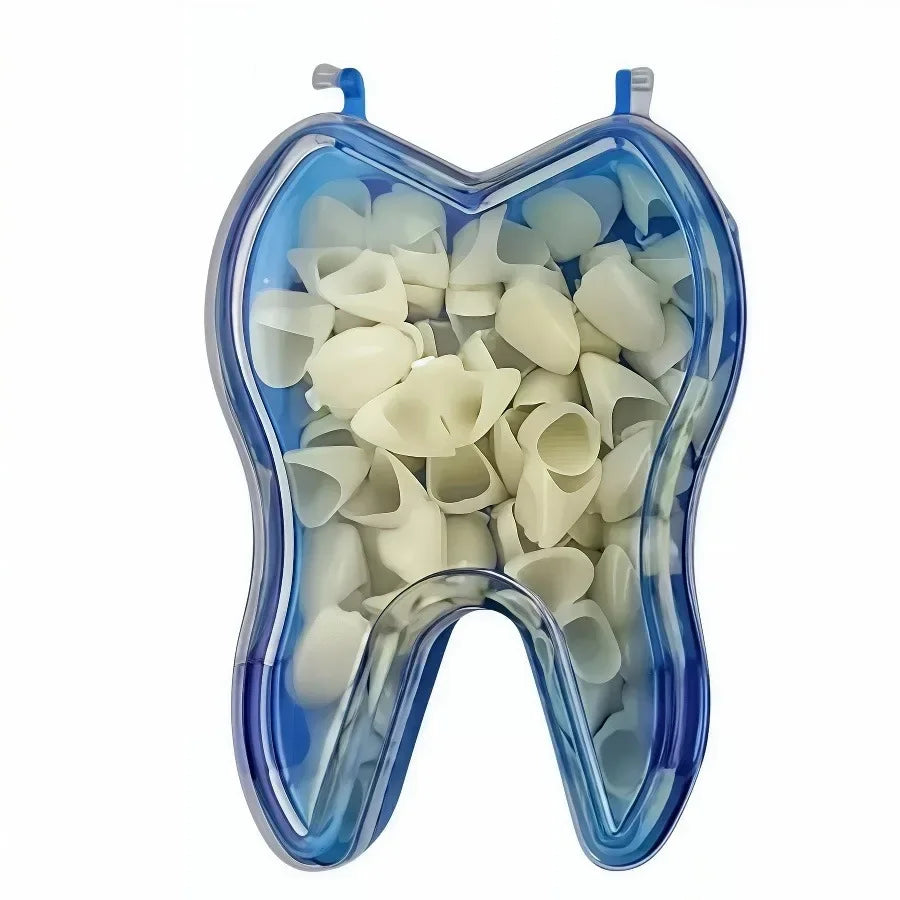 Tools 50 Pcs/Box Teeth Veneers Dentistry Tooth Whitening Dental Temporary Crown Kit Anterior Front Molar Posterior