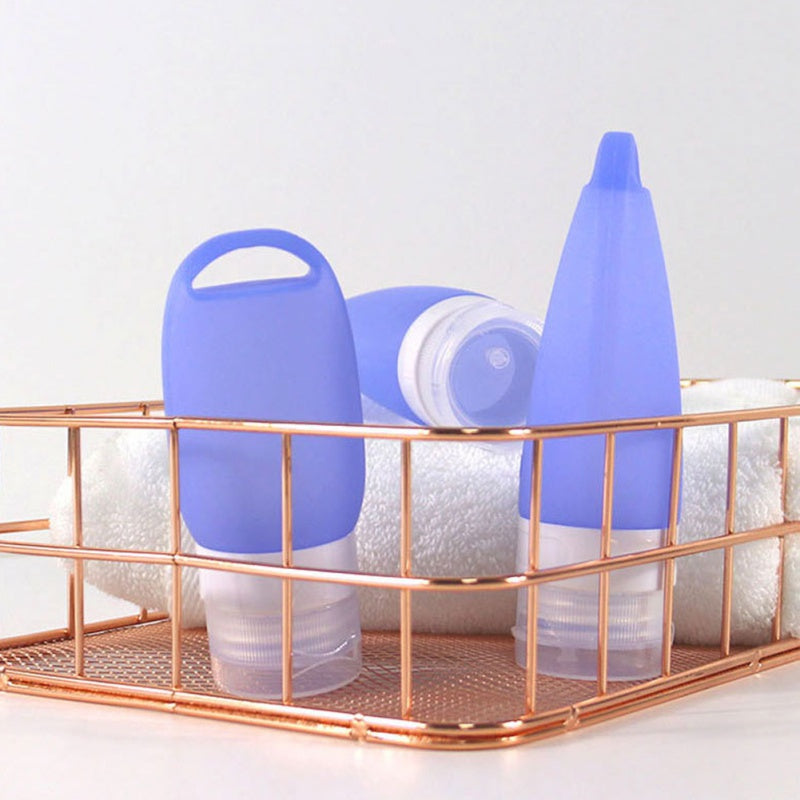 40/60/90ML Silicone Travel Bottles Leak Proof Refillable Travel Accessories Toiletries Containers Travel Cosmetic Tube #