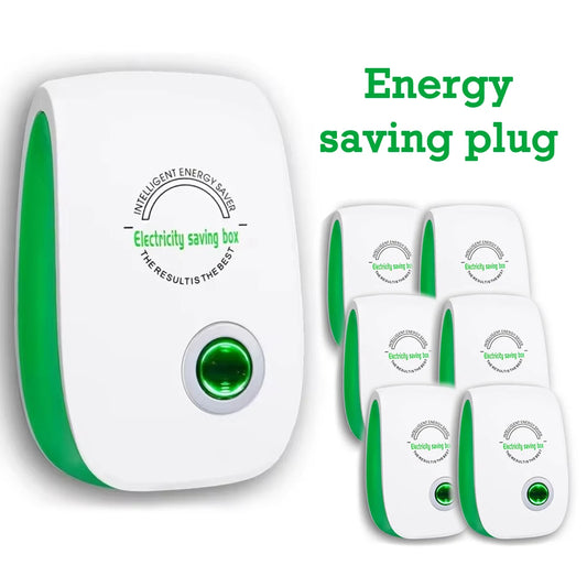 Electricity Saving Box US/EU Adapter Intelligent Power Factor Saving Device Smart Power Saver Cost Reducing Home Office