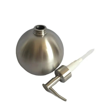 Stainless Steel Round Empty Lotion Soap Dispenser Bottle, 500ml Soap Dispenser Great for Essential Oils, Lotions, Liquid Soaps