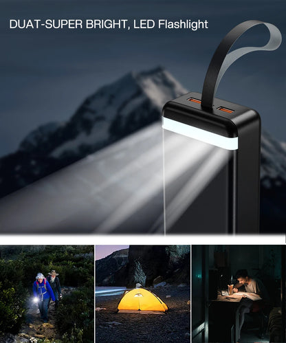 Power Bank 20000mAh 22.5W SCP Portable Charger Powerbank 10000 mAh External Battery PD 20W Fast Charging For iPhone 13 Xiaomi mi
