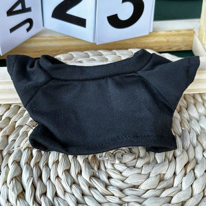 20cm Cotton Doll Clothes Fashion T-shirt Clothes Doll Overalls Suit Casual Wears Overalls Pants Dolls Clothes Accessories