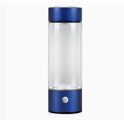 Hydrogen Water Bottle, Portable Hydrogen Water Ionizer Machine Generator Rechargeable Hydrogen Rich Water Glass Health Cup
