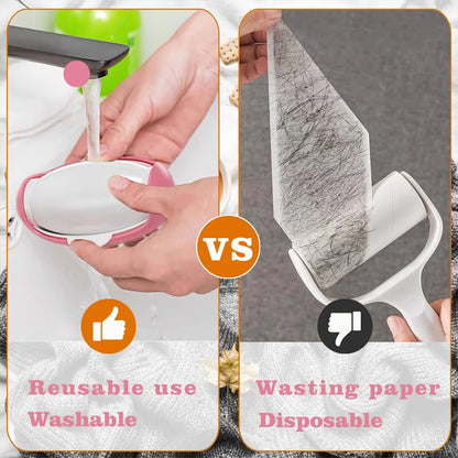 Washable Lint Remover Penguin Cute Portable Sticky Washable Reusable Clothes Dust Cleaning Hair Pet Sticky Roller Ball Traveling