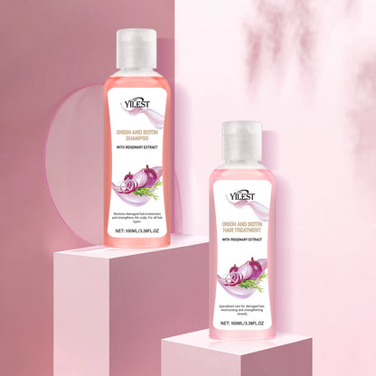 200ML Onion&Rosemary Shampoo For Hair Growth Anti Frizz Dandruff Removal Improve Dry Split Ends Nourishing Smooth Conditioner