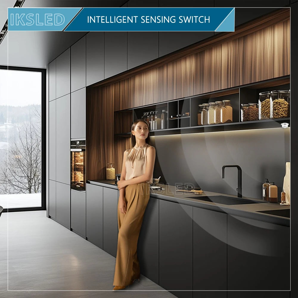 Smart Motion Sensor Light Switch Adjustable Timer, Automatic Movement Detector PIR Infrared Human Controller LED Strip Light