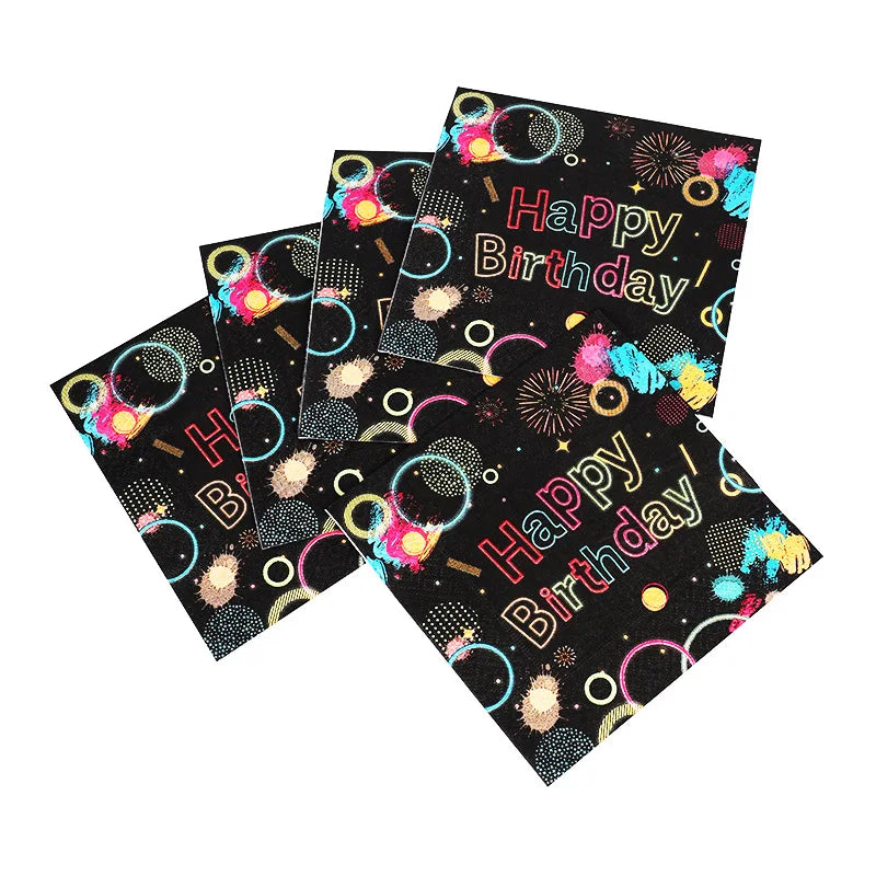 Glow Party Table Covers Neon Party Tablecloths Party Tablecloths Disposable Plastic Neon Glow Table Cloth Birthday Party Supplie