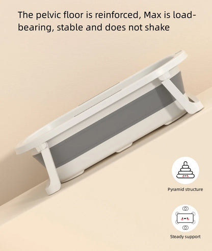 Baby bath tub Warm bath tub Baby foldable toddler sitting and lying Toddler household bathroom items