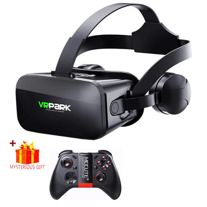 VR Glasses 3D Virtual Reality Headset Helmet For Phone Lenses Goggles Devices Viar Smart Smartphones Cell Game Viewer Mobile Set