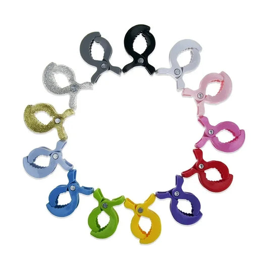 1-4Pcs Baby Stroller Clamp Alligator Clip Pram Peg Portable Stroller Hook Baby Car Seat Clips Toddler Baby Stroller Accessories